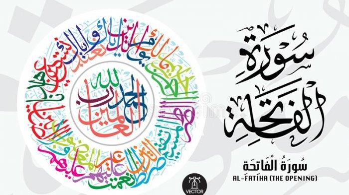 Detail Contoh Kaligrafi Al Fatihah Nomer 38