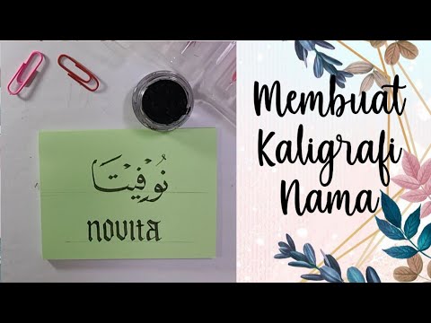 Detail Contoh Kaligrafi Nama Nomer 30