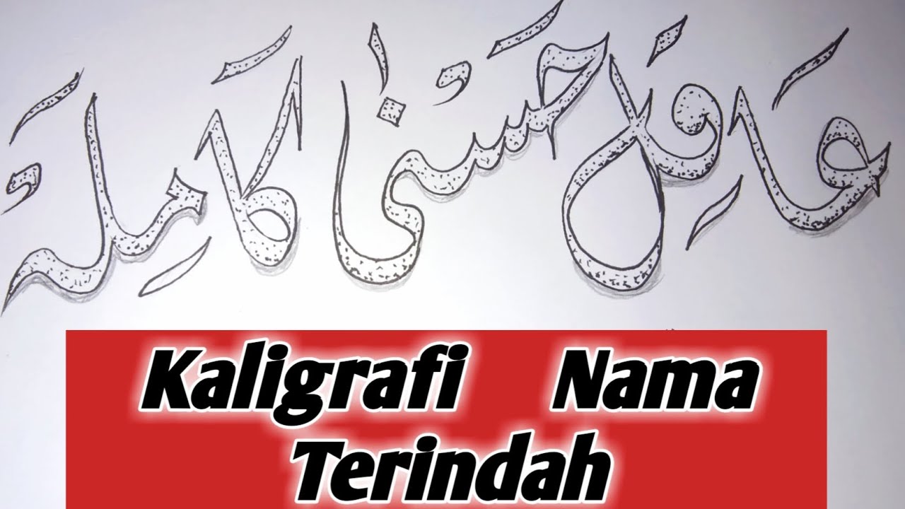 Detail Contoh Kaligrafi Nama Nomer 58