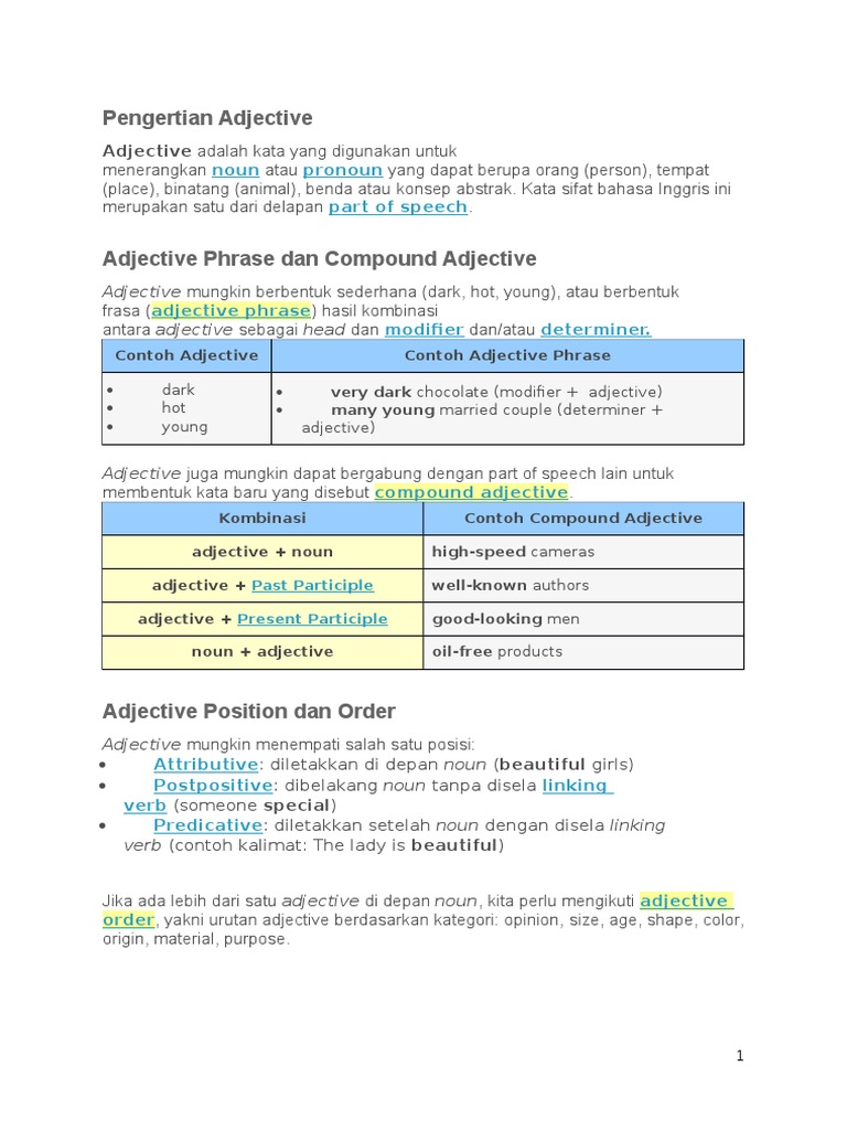 Detail Contoh Kalimat Adjective Order Nomer 46