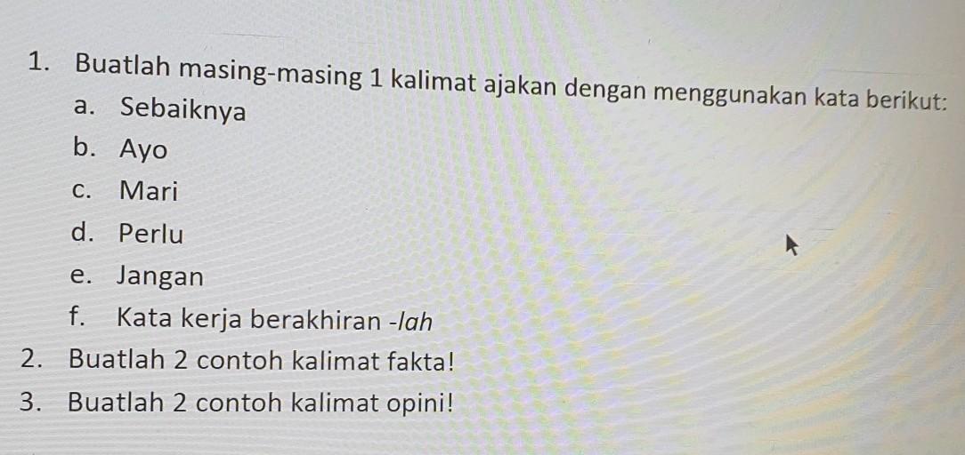 Detail Contoh Kalimat Ajakan Nomer 8