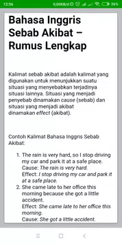 Detail Contoh Kalimat Cause Effect Nomer 9