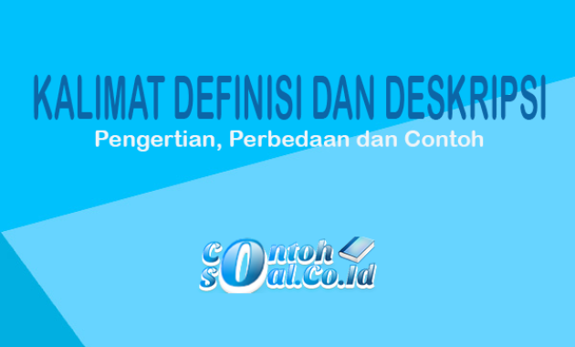 Detail Contoh Kalimat Definisi Nomer 23