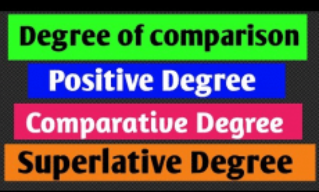 Detail Contoh Kalimat Degree Of Comparison Positive Comparative Superlative Nomer 52