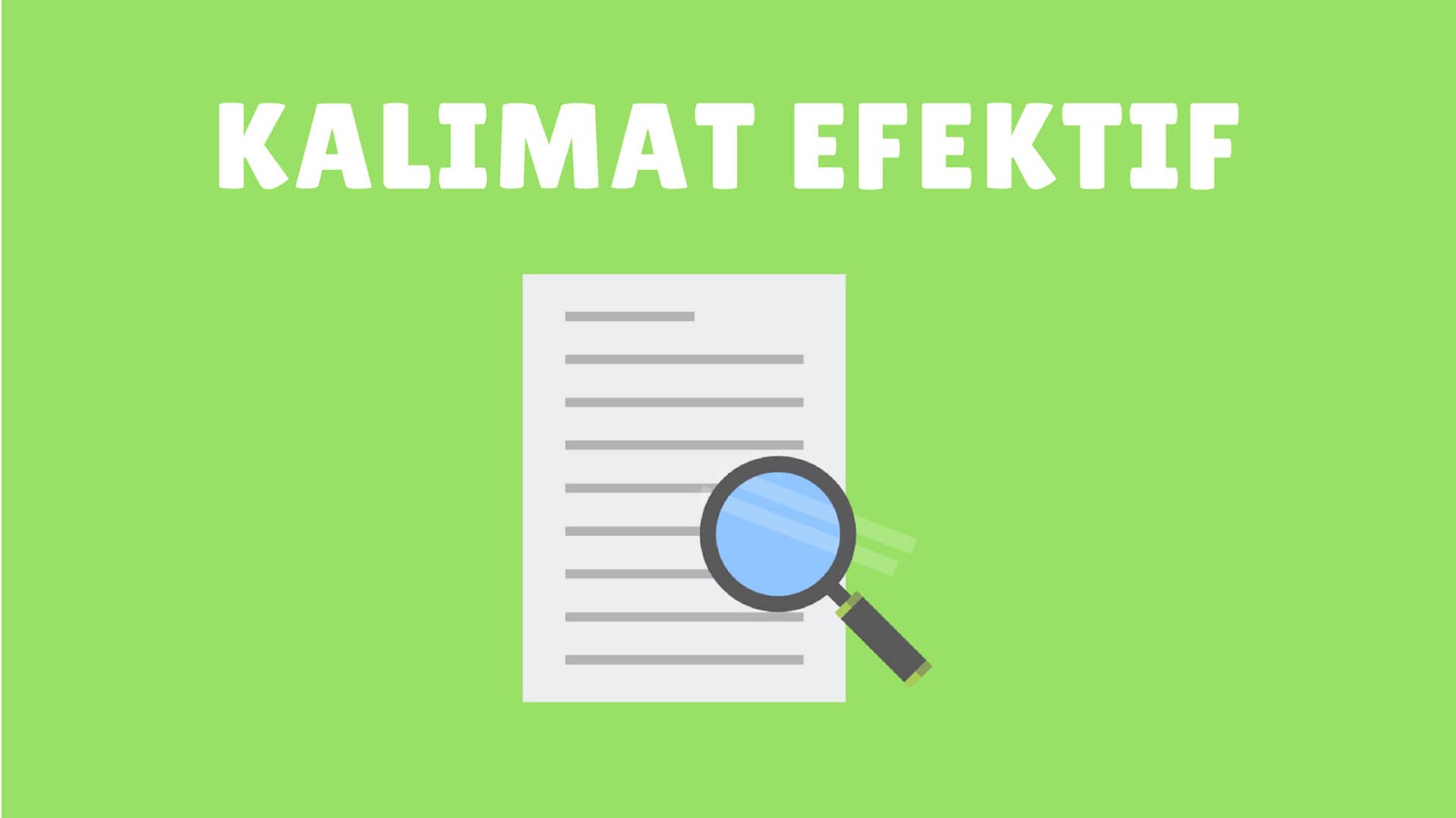 Detail Contoh Kalimat Efektif Yang Benar Nomer 47