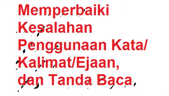 Detail Contoh Kalimat Ejaan Nomer 24