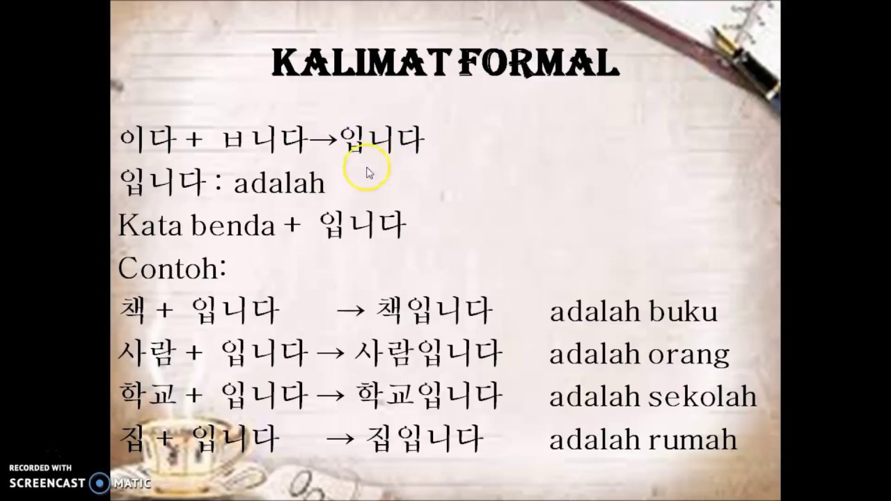 Detail Contoh Kalimat Formal Nomer 28