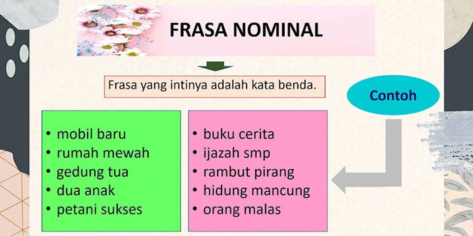 Detail Contoh Kalimat Frasa Verba Nomer 42