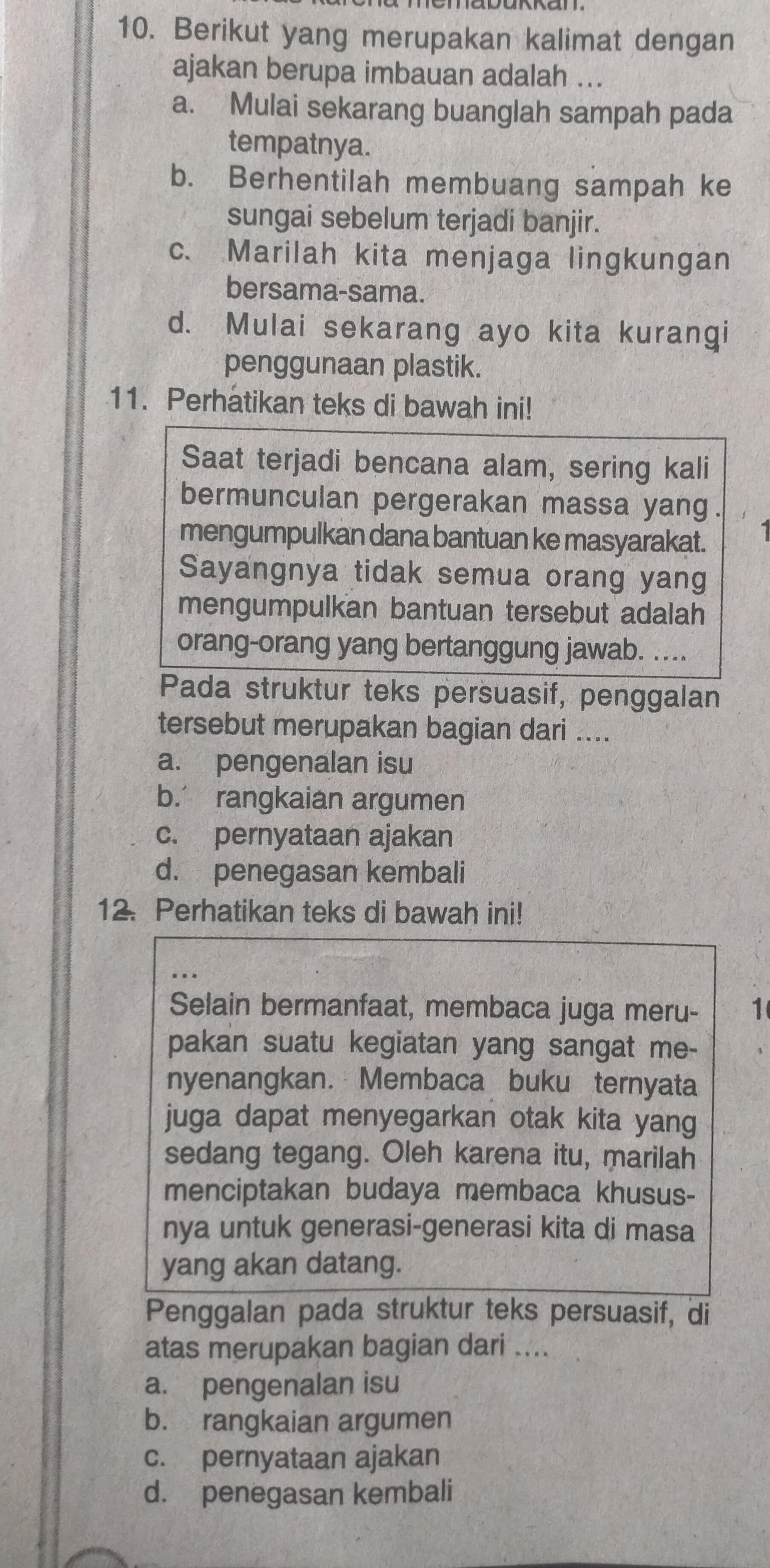 Detail Contoh Kalimat Himbauan Nomer 12