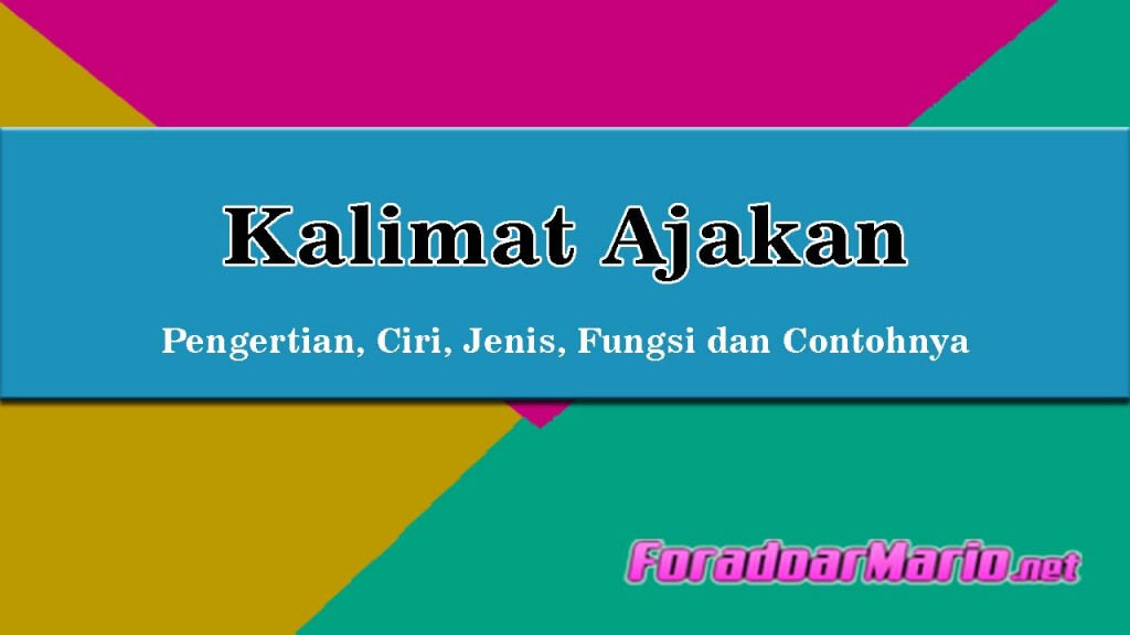 Detail Contoh Kalimat Himbauan Nomer 17