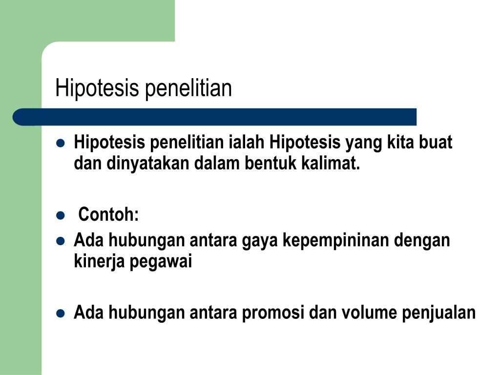 Detail Contoh Kalimat Hipotesis Nomer 36