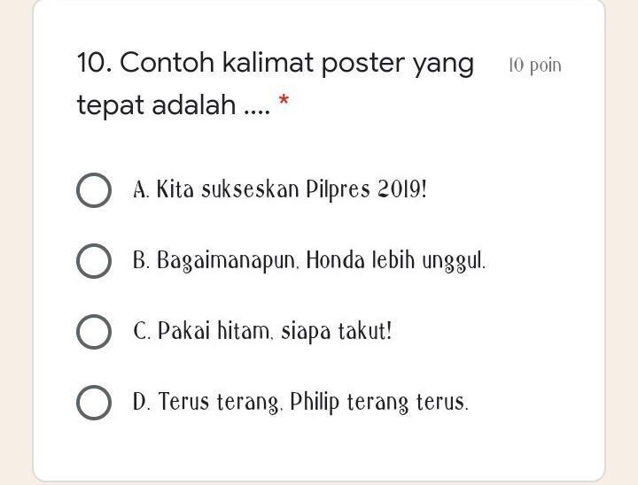 Detail Contoh Kalimat Imajinasi Nomer 5