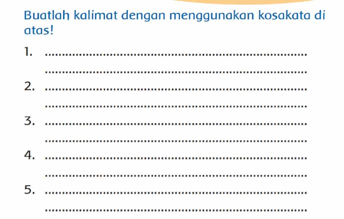 Detail Contoh Kalimat Kardus Nomer 6