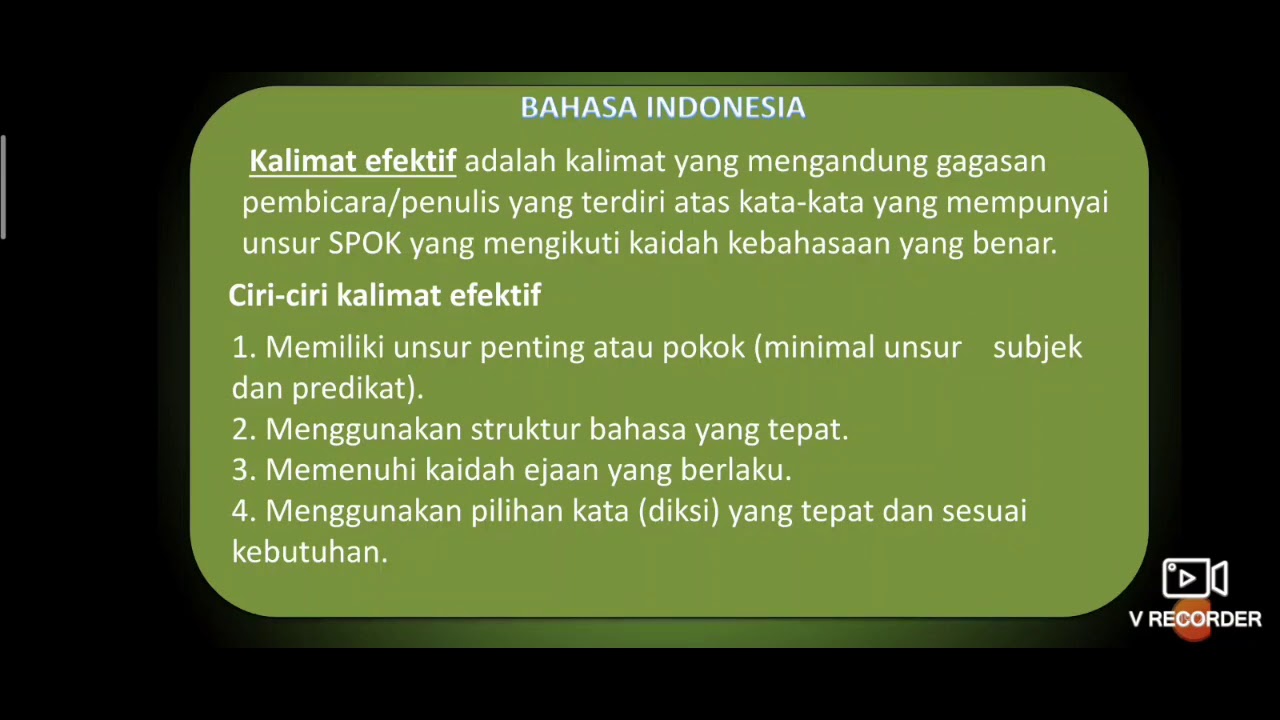 Detail Contoh Kalimat Kata Baku Nomer 23