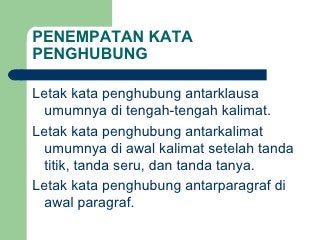 Detail Contoh Kalimat Kata Hubung Nomer 23