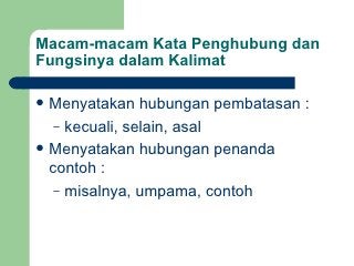 Detail Contoh Kalimat Kata Hubung Nomer 27