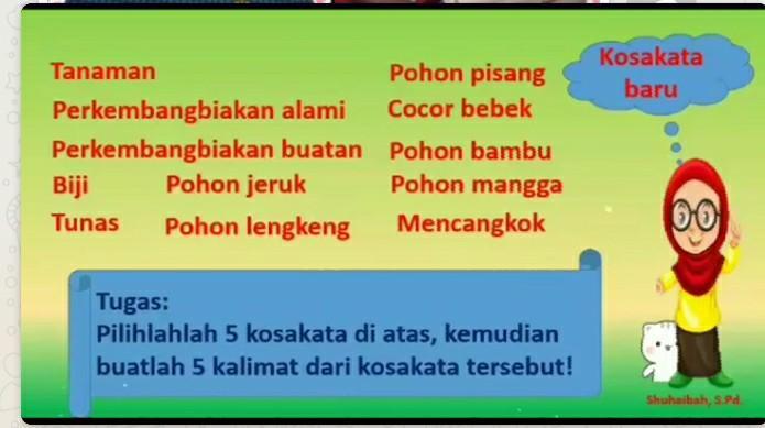 Detail Contoh Kalimat Kosakata Nomer 5