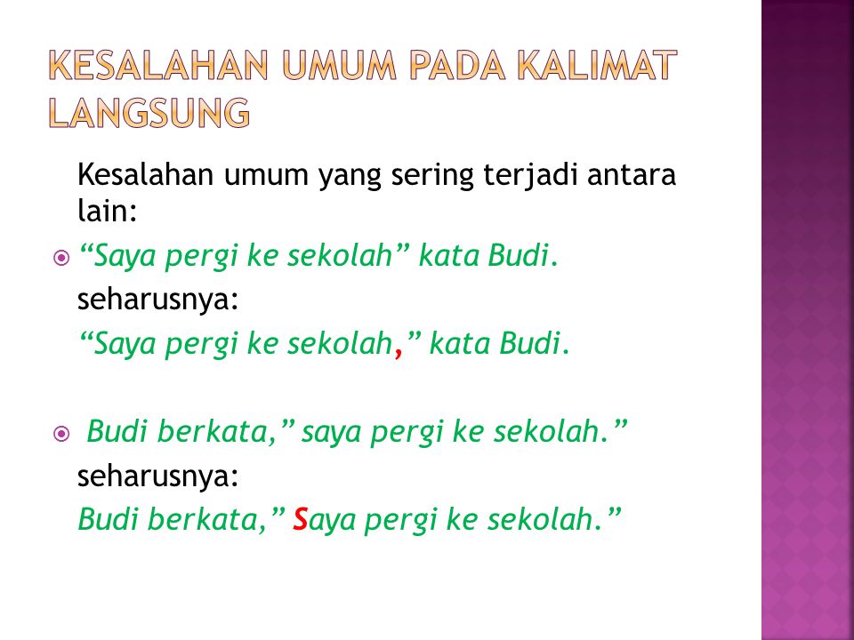 Detail Contoh Kalimat Langsung Dan Kalimat Tidak Langsung Nomer 39