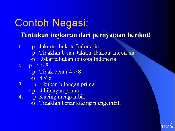 Detail Contoh Kalimat Negasi Nomer 25