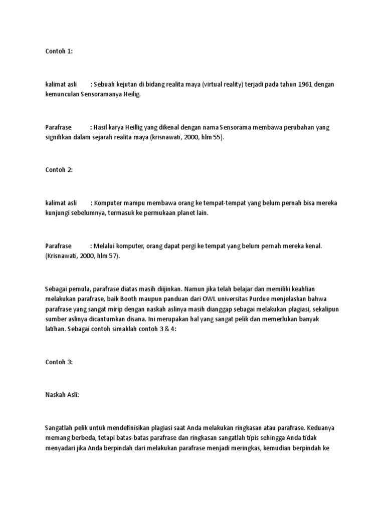 Detail Contoh Kalimat Parafrase Nomer 30
