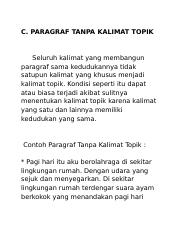 Detail Contoh Kalimat Paragraf Nomer 11