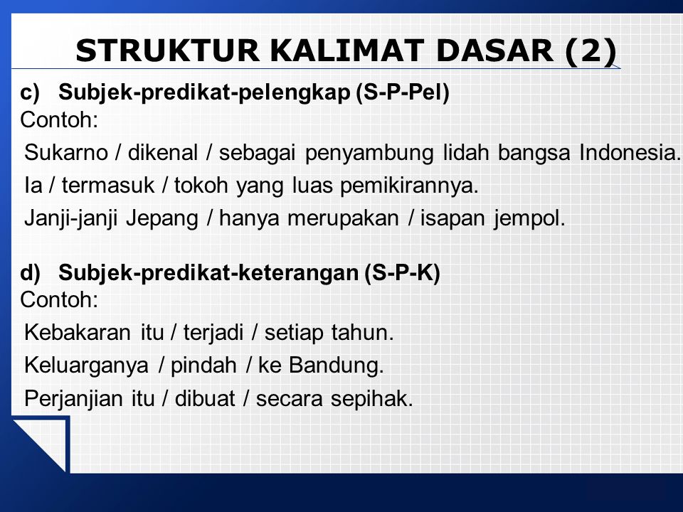 Detail Contoh Kalimat Pelengkap Nomer 5