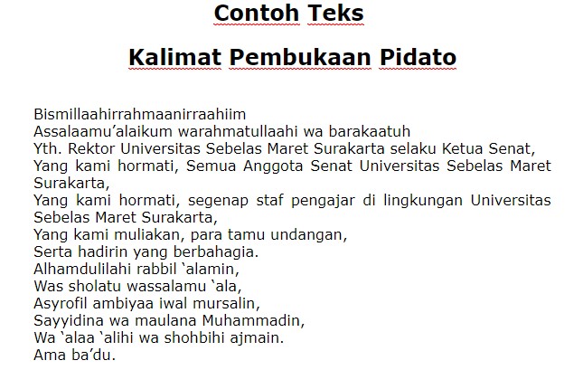 Detail Contoh Kalimat Pembuka Nomer 2