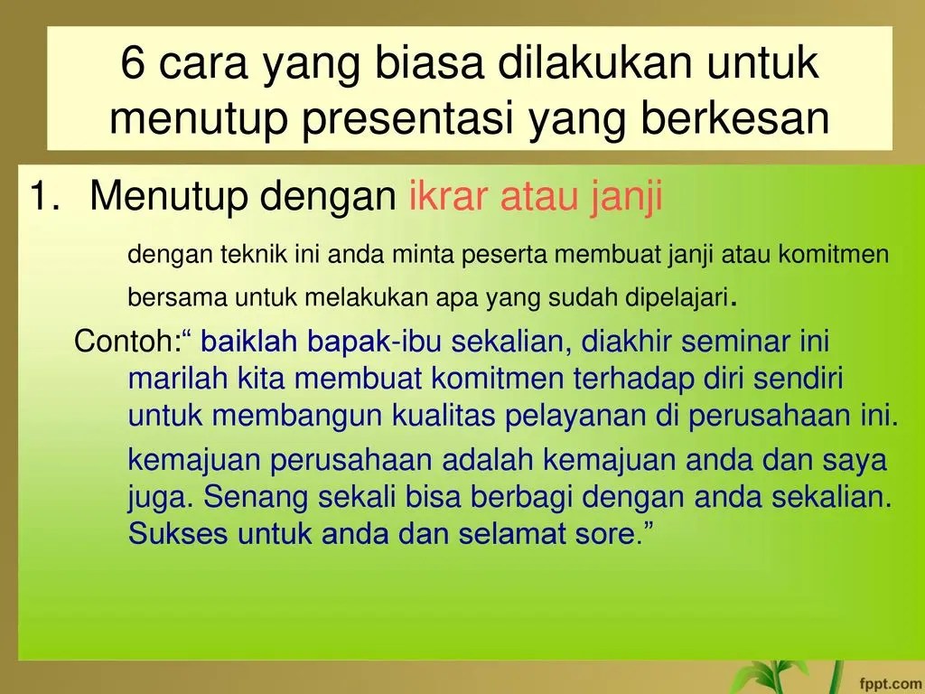 Detail Contoh Kalimat Pembuka Dan Penutup Presentasi Nomer 25