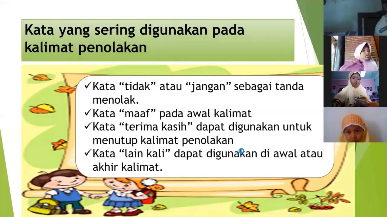 Detail Contoh Kalimat Penolakan Kelas 2 Sd Nomer 15