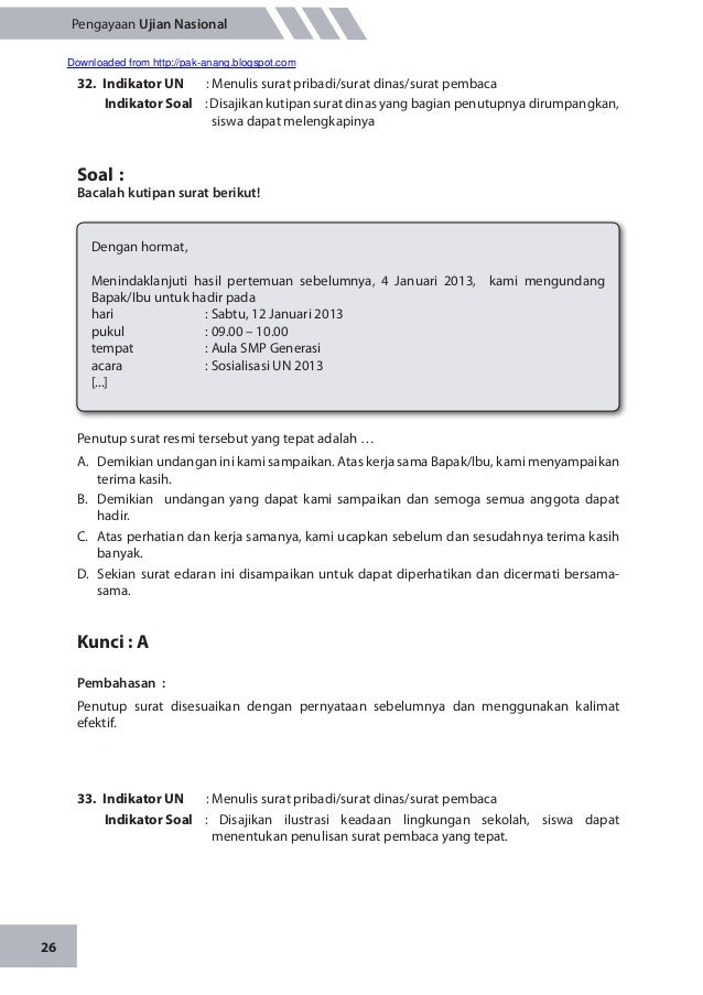 Detail Contoh Kalimat Penutup Surat Nomer 56