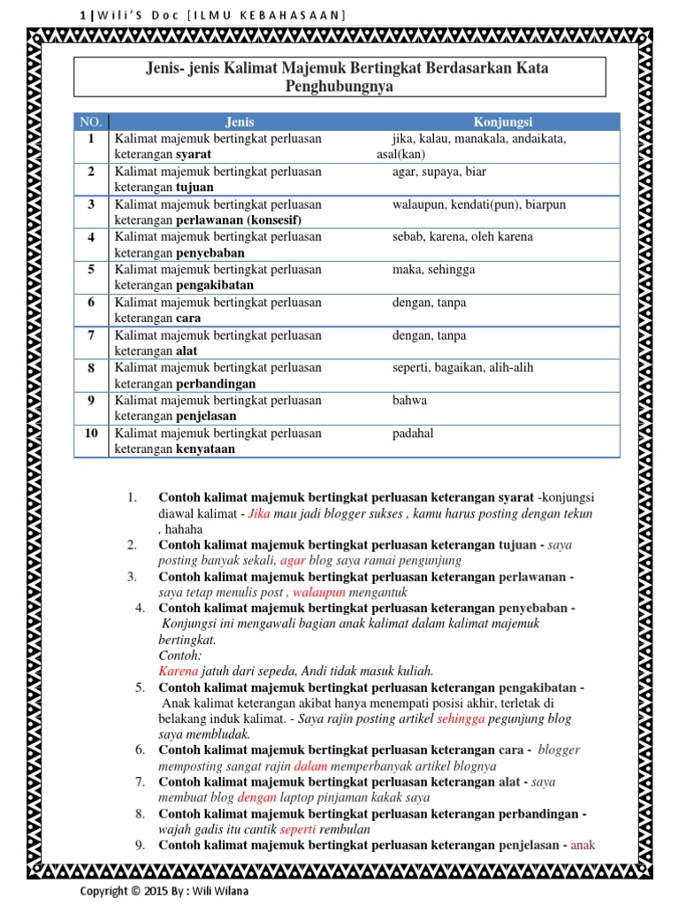 Detail Contoh Kalimat Penyebaban Nomer 50