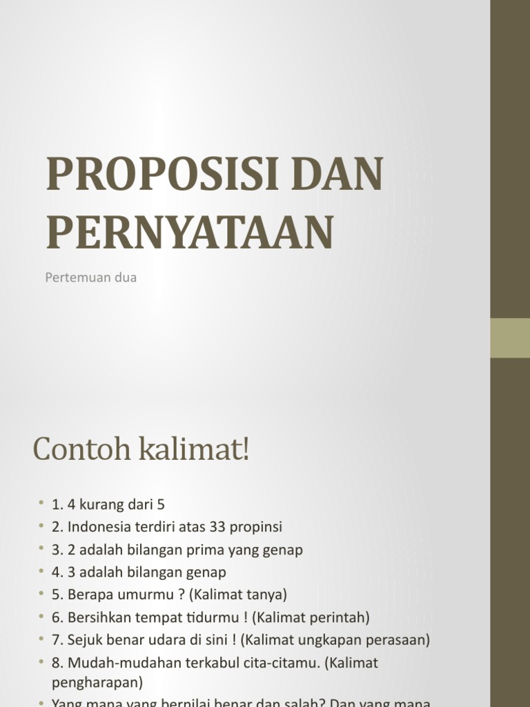 Detail Contoh Kalimat Pernyataan Nomer 8