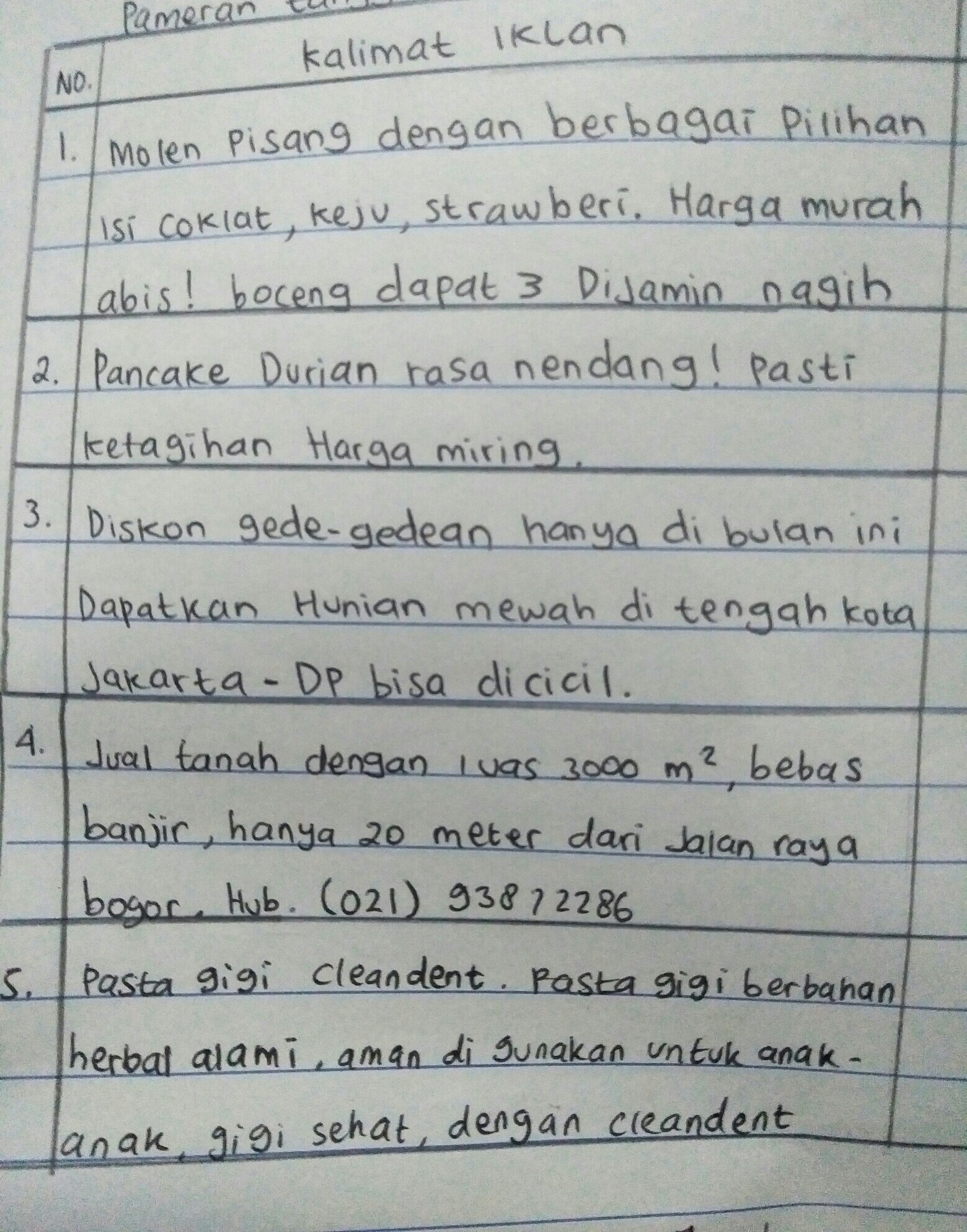 Detail Contoh Kalimat Persuasif Dalam Iklan Nomer 5