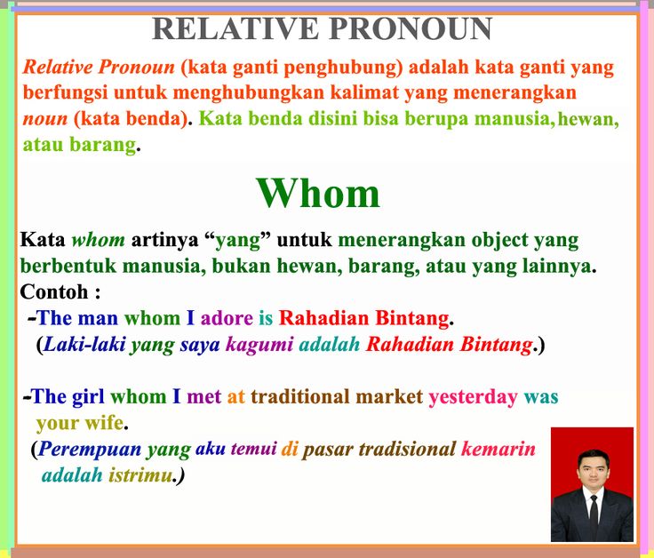 Detail Contoh Kalimat Pronoun Object Nomer 16