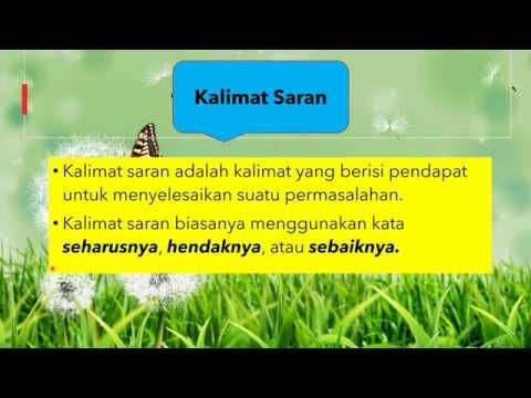 Detail Contoh Kalimat Saran Nomer 11