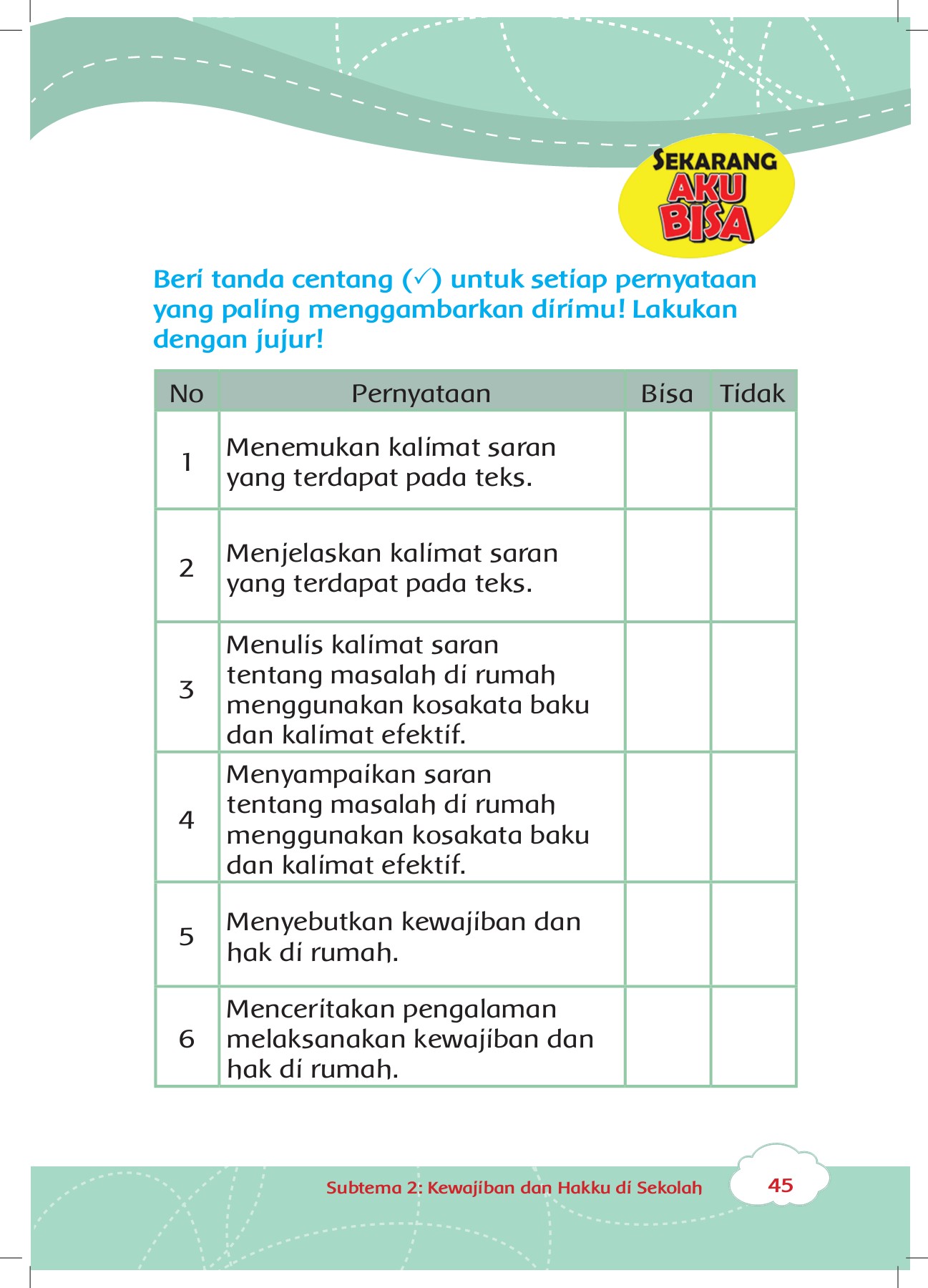 Detail Contoh Kalimat Saran Nomer 42