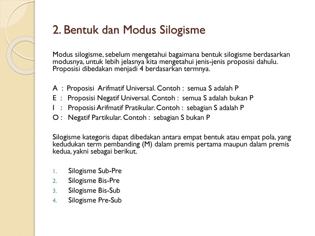 Detail Contoh Kalimat Silogisme Nomer 14