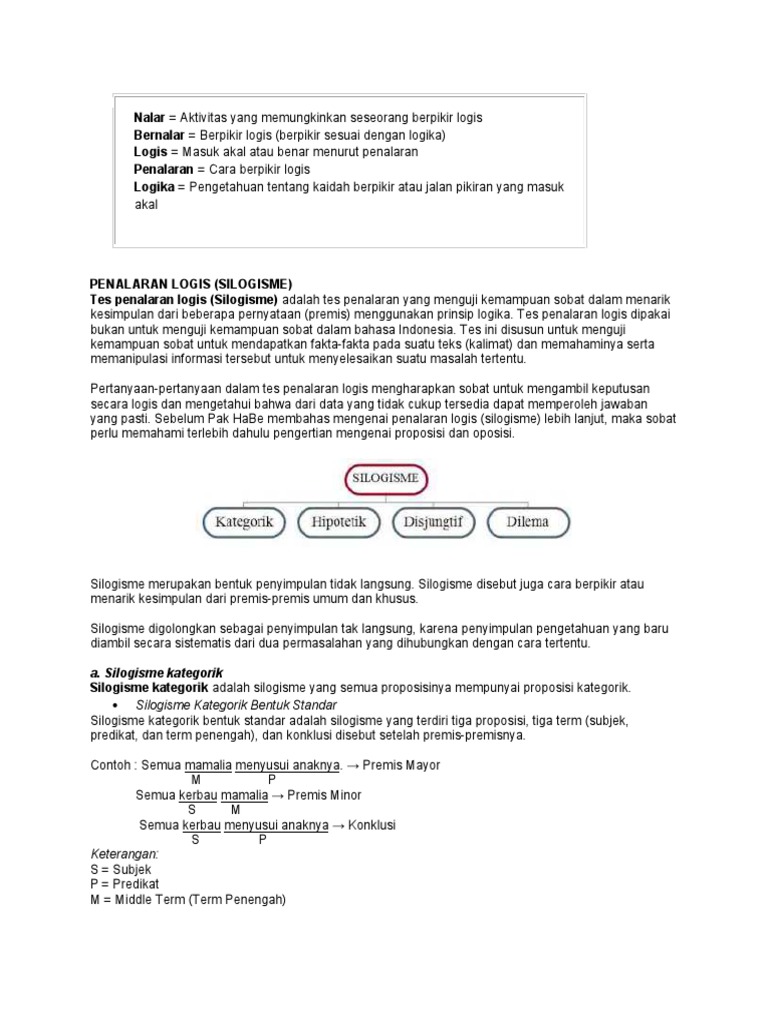 Detail Contoh Kalimat Silogisme Nomer 37