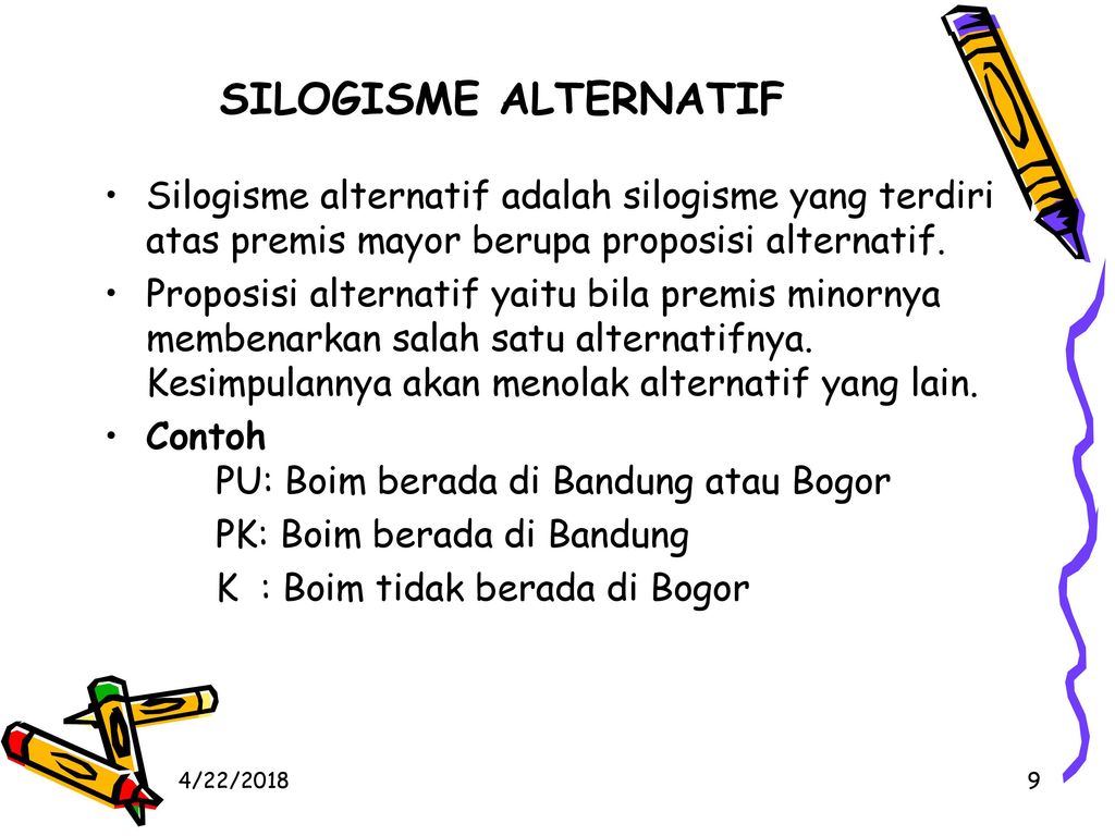 Detail Contoh Kalimat Silogisme Nomer 9