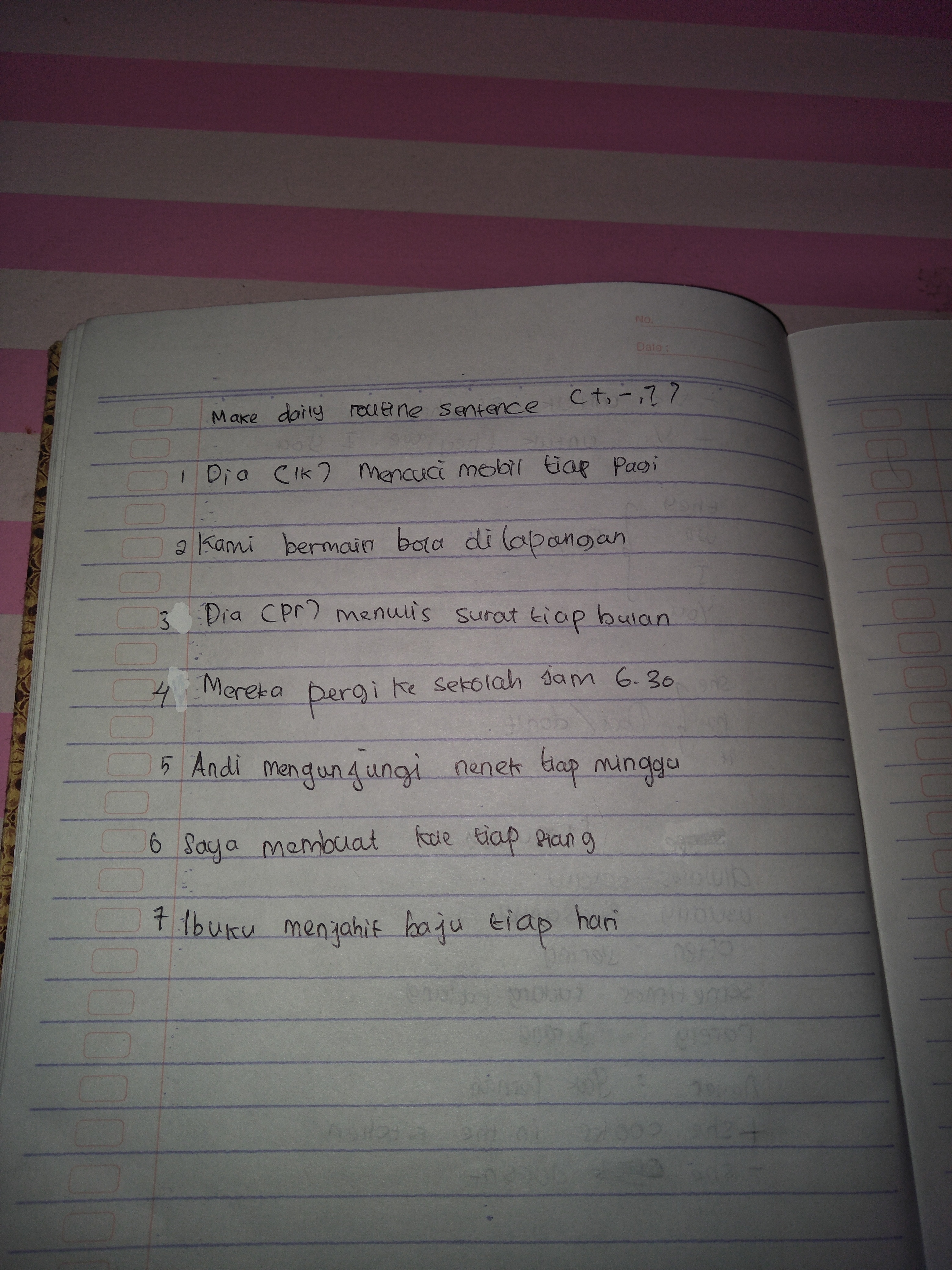 Detail Contoh Kalimat Simple Past Tense Positif Negatif Interogatif Nomer 25