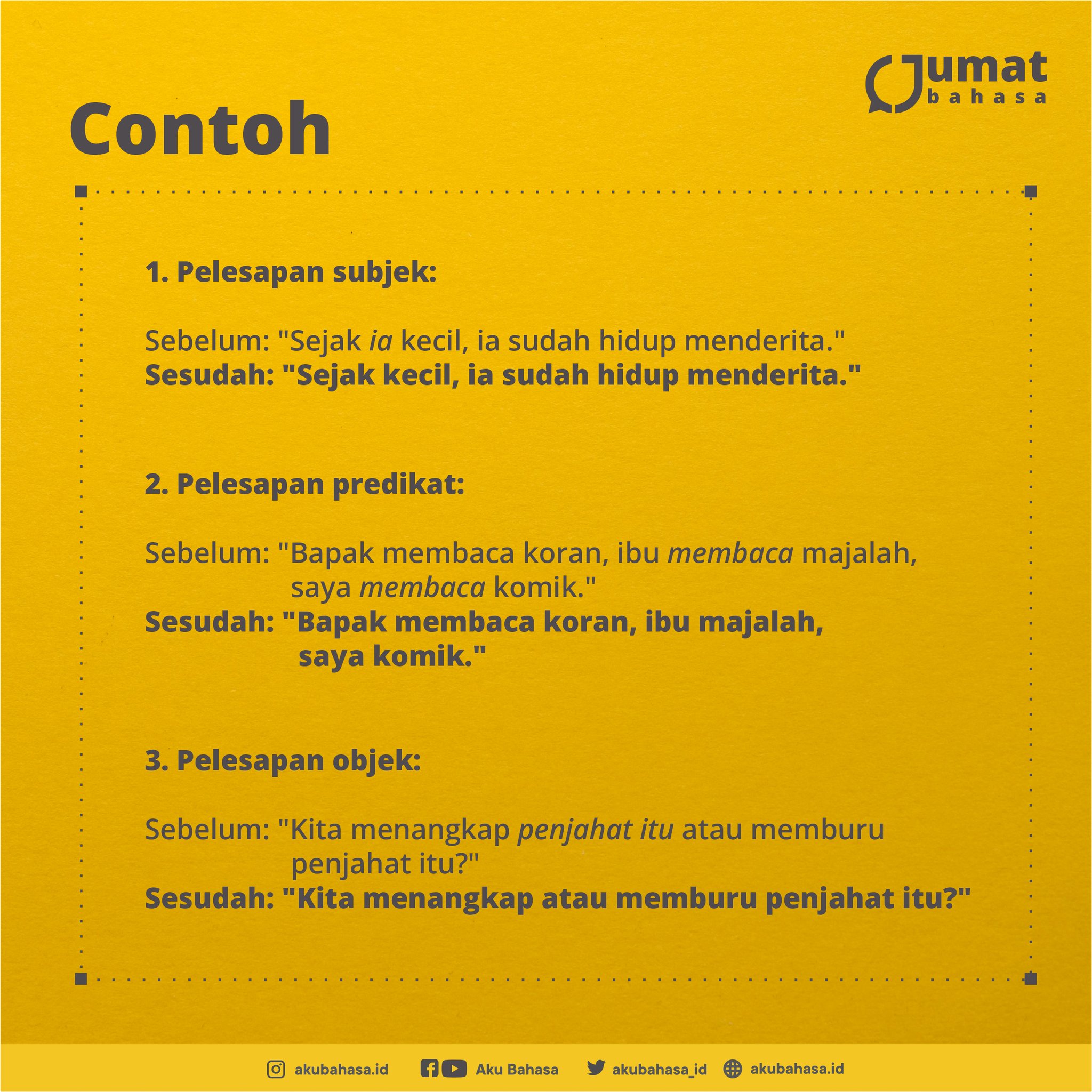 Detail Contoh Kalimat Sintaksis Nomer 31