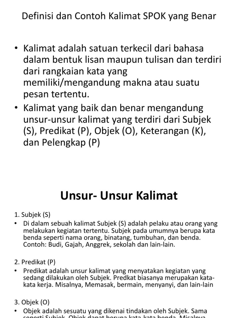 Detail Contoh Kalimat Spk Nomer 29