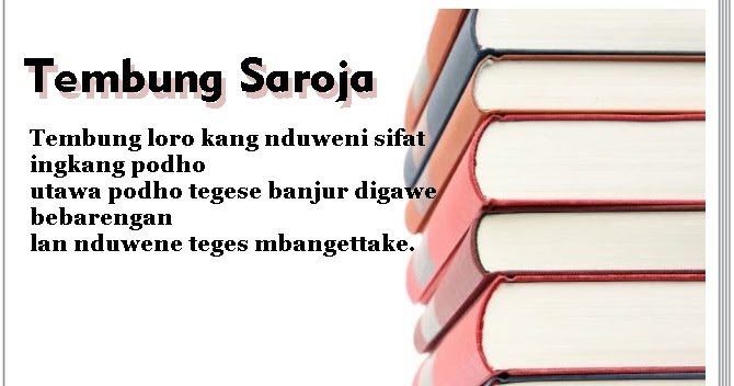 Detail Contoh Kalimat Tembung Saroja Nomer 15