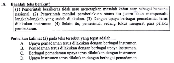 Detail Contoh Kalimat Tidak Ambigu Nomer 53