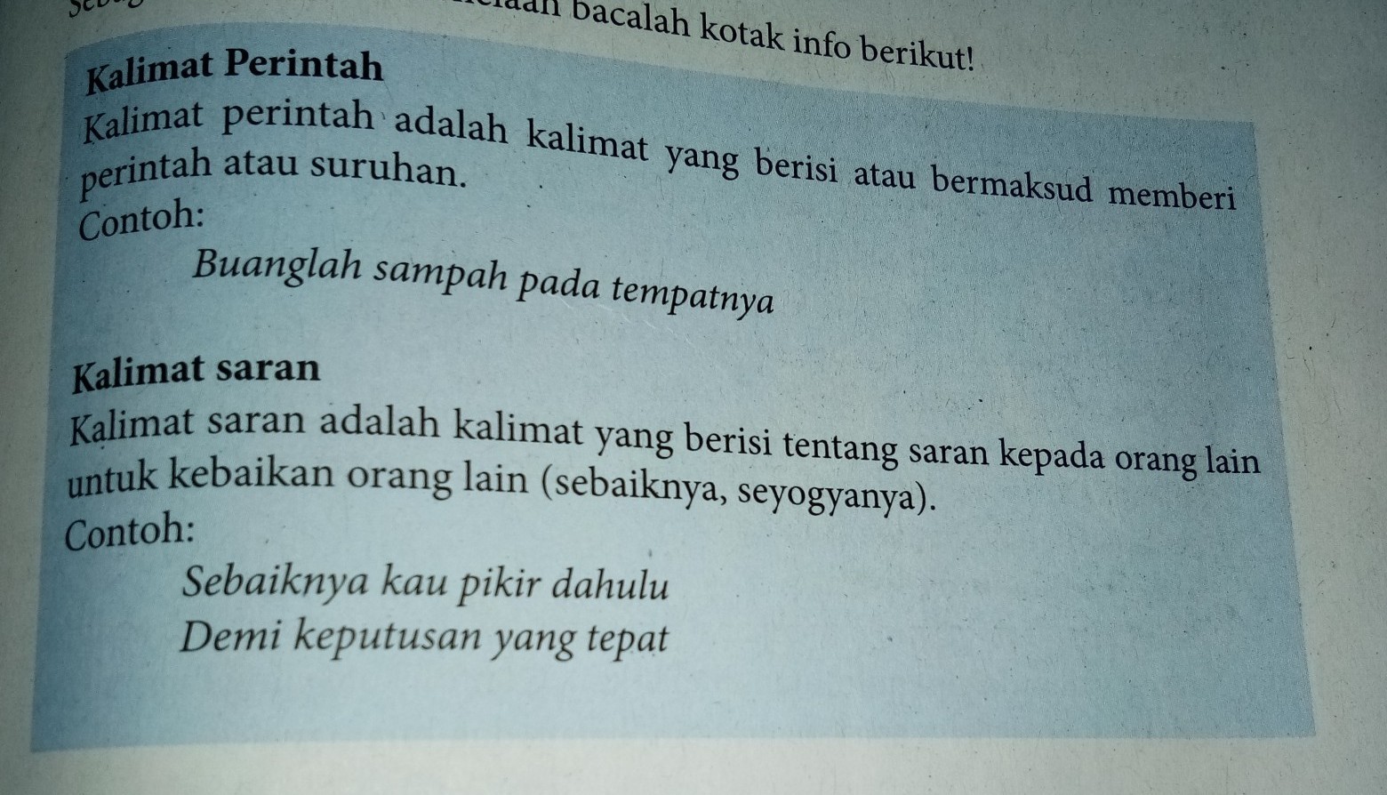 Detail Contoh Kalimat Variasi Nomer 8