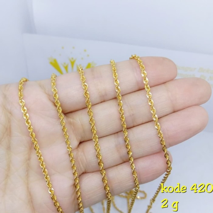 Detail Contoh Kalung Emas Nomer 55