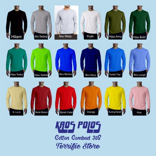 Detail Contoh Kaos Polos Lengan Panjang Nomer 40