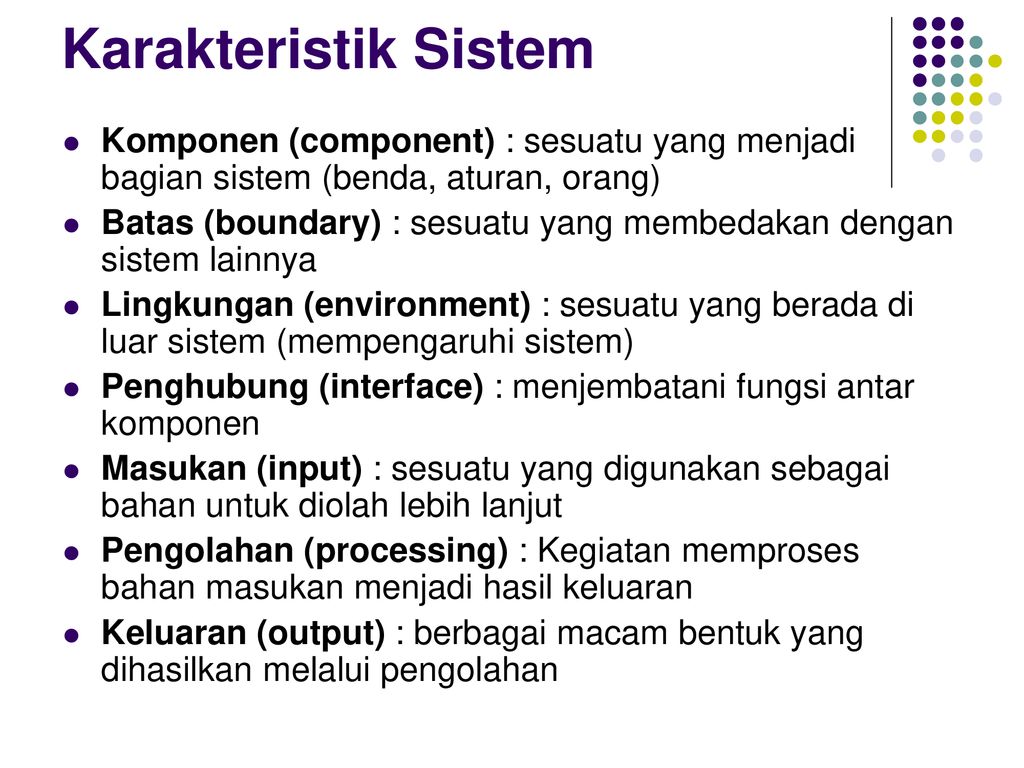 Detail Contoh Karakteristik Sistem Nomer 17