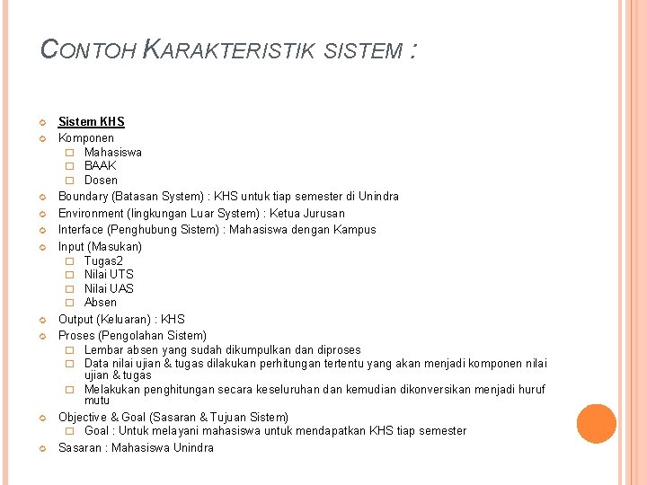 Detail Contoh Karakteristik Sistem Nomer 43