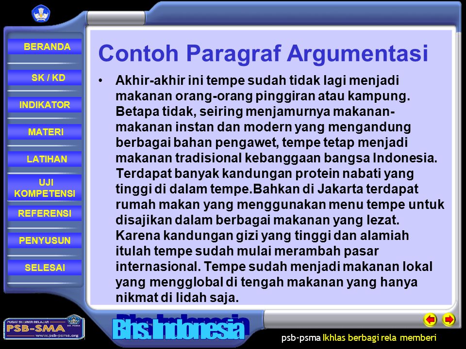 Detail Contoh Karangan Argumentasi Singkat Nomer 14